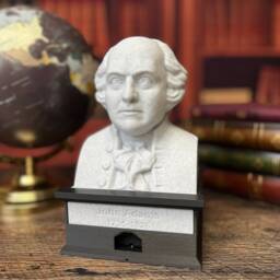 John Adams Talking Bust - Press The Button For A Fun Quote Or Fact Collectible Toy Figurine Novelty Video in Description - thumbnail 1