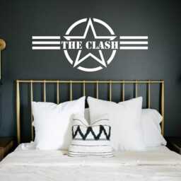 The Clash Vinyl Wall Transfer Sticker Decal Rock Band Music - thumbnail 2