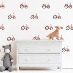 Tractor Wall Decals Nursery Stickers Farm Vehicle Peel & Stick Baby Boy Bedroom Decor - thumbnail 3