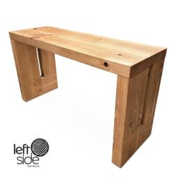Narrow Hallway Bench, Handmade Rustic Wooden Bench Seat - thumbnail 2