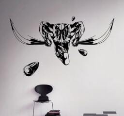 Deadpool Wall Art Decal Superhero Comics Vinyl Sticker Home Interior Decor Mural Housewares Custom Design 14(Nt - thumbnail 1