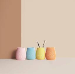 Pencil Potdesk Organizer Made With Recycled Materials, Idea For Office Accessories, Storage & Decoration, Scandinavian Design, Gift Home
