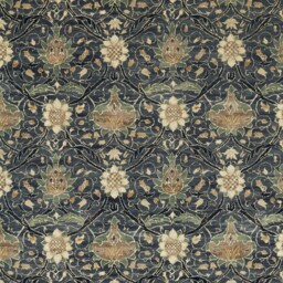 William Morris - Montreal Velvet Indigo/Slate Stunning Classic English Designer Cushion Cover Throw Pillow Home Decor - thumbnail 3