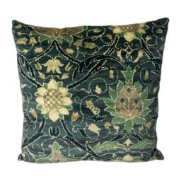 William Morris - Montreal Velvet Indigo/Slate Stunning Classic English Designer Cushion Cover Throw Pillow Home Decor - thumbnail 2