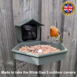Blink Camera Bird Feeder Traditional Look & Style, Wall Mounted - Camera Not Included