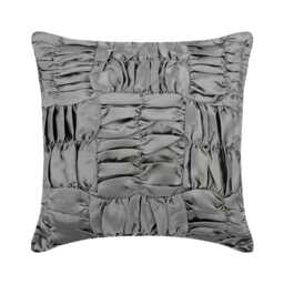 "Decorative Silver Euro Pillow Sham 24""x24""/26""x26"