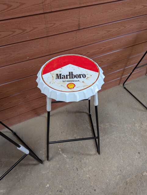 Marlboro Racing Man Cave Bar Stool X1 Home Indoor Made To Order - image 1