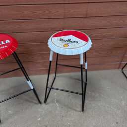 Marlboro Racing Man Cave Bar Stool X1 Home Indoor Made To Order - thumbnail 2