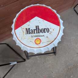 Marlboro Racing Man Cave Bar Stool X1 Home Indoor Made To Order - thumbnail 3