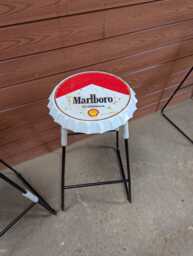 Marlboro Racing Man Cave Bar Stool X1 Home Indoor Made To Order - thumbnail 1