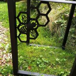 steel Bee Side Table/ Home Decor/ Furniture/ Living Room/ Bedroom/ Save The Bees/ Bee Lover/ Honey Bee - thumbnail 3