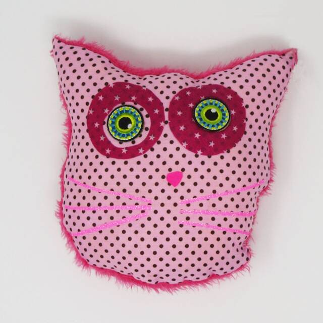 Mini Cat Pillow Pink 15 X - image 1