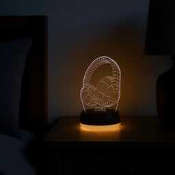 Personalised Headphones Led Night Light, Gifts For Him, Her, Musician Gift, Lights, Bedroom Light - thumbnail 3