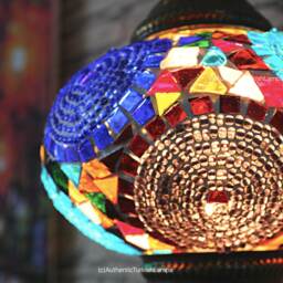 Mosaic Wall Lamp, Wall Light, Wall Sconce, Moroccan Light, Moroccan Lighting, Turkish Light, Moroccan Lamp, Moroccan Pendant, Moroccan - thumbnail 3