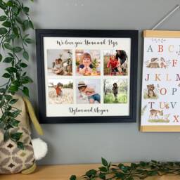 Personalised Grandparents Christmas Photo Gift, Frame For Pictures Of The Grandchildren Grandma, Grandpa - thumbnail 3