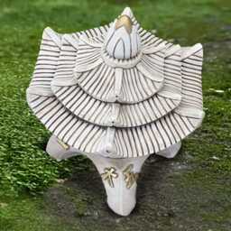 Asian Pagoda Statue Concrete Lantern Stone Garden Figurine Japanese Zen Decor Cement Oriental Lamp Outdoor Yard Ornament Pagoda Lover Gift - thumbnail 3