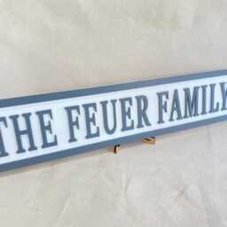 Personalised 3D Street Sign - Custom Name Bar Family Plaque Home Wall Decor Housewarming Gift - thumbnail 2