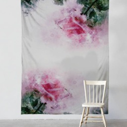 Romantic Rose - Wall Tapestry Tapestry Hangings Wanderlust Bohemian Home Decor Dorm T#54 - thumbnail 2