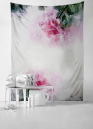 Romantic Rose - Wall Tapestry Tapestry Hangings Wanderlust Bohemian Home Decor Dorm T#54