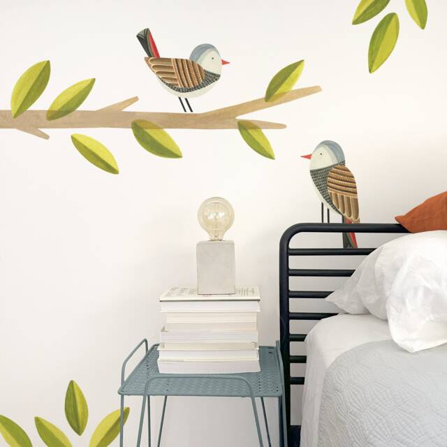 Diamond Firetail Finch Kit - Peel-And-stick Wall Decals Mej - image 1