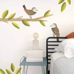Diamond Firetail Finch Kit - Peel-And-stick Wall Decals Mej - thumbnail 1