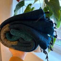 Hand-Loomed Yak Wool Throw Blanket Camping Sofa Wrap Travel Yoga Blanket Home Accessories Ideal Gift Fairy Traded From Nepal B3 - thumbnail 2