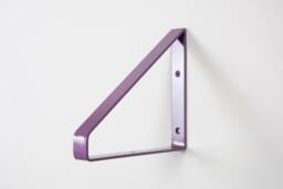 Free Shipping Colorful Shelf Bracket For Wall Book - Violet Color - thumbnail 1