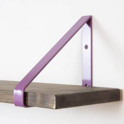 Free Shipping Colorful Shelf Bracket For Wall Book - Violet Color - thumbnail 3