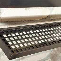 "Wall Mirror in Industrial Design - Black Steel, ""Old Workshop" - thumbnail 4