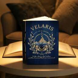 "Velaris City Of Starlight Book Lamp, Acotar Quote Folding Led Light, ""To The Stars Who Listen & Dreams That Are Answer" - thumbnail 2