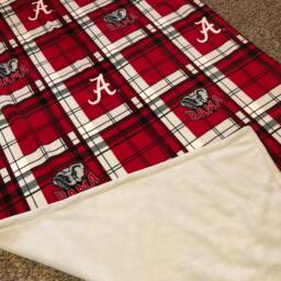 Custom Collegiate/Pro Sports Fleece Blanket - thumbnail 3