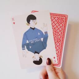 8x Star Trek Themed Playing Cards - thumbnail 2