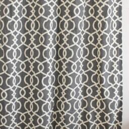 "Pair 25 Or 50"" Wide Trelis Rod Cafe Curtains Panels Drapes Magnolia Emory Grey Brown Lime Green Blue Taupe 24 36 63 84 96 108" - thumbnail 4