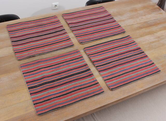 "Set Of 4 Pcs, Kilim Pillow Cover, Vintage Pillow, 15.94"" X 16.73" - image 1