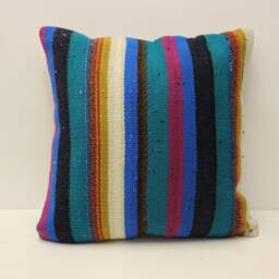 Turkish Kilim Pillow Covers 20x20 Inches 50x50 cm Bolster Handmade Mudcloth Cushion Rug Case 4Ef-405