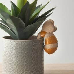 8cm Bumble Bee Plant Pot Hanger, Christmas Present, Stocking Filler, Secret Santa - thumbnail 1