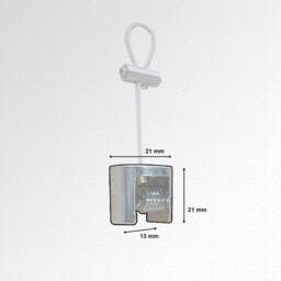 Metal Tapestry Hanger Kit Rug, Quilt Wall Hanging With Steel Cable - thumbnail 3