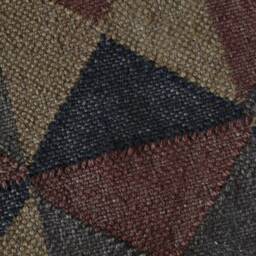 Handmade Kilim Jute Rug, Traditional Indian Dhurrie - 4x6 Ft - thumbnail 2