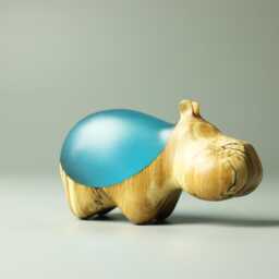 Duo Hippopotamus Sculpture - 31 - thumbnail 3