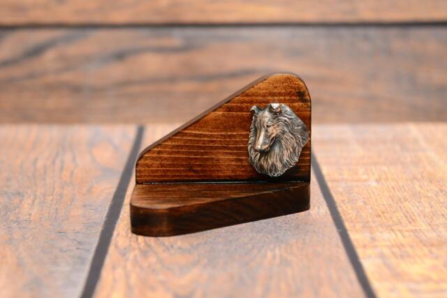 Collie - Wooden Candlestick With Dog, Souvenir, Decoration, Limited Edition, Collection - image 1