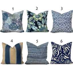 Outdoor Pillow Cover With Zippers, Easy To Use & Washable, Pick Your Favorites - thumbnail 1