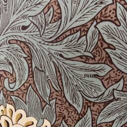 William Morris Fabric Tulip Bullrush Slate Vintage Designer Cushion Cover - thumbnail 4