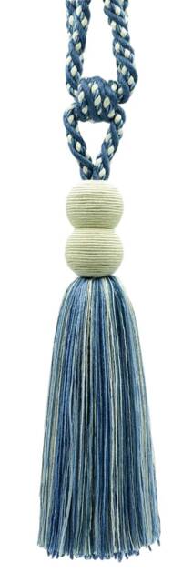 "Double Ball Head Tassel Tiebacks, 9 1/2"" - 24cm, 30" - image 1