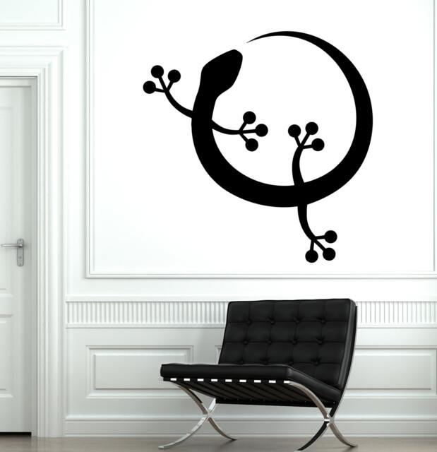 Wall Decal Lizard Gecko Animal Cool Ornament Mural Vinyl Sticker 1726Dz - image 1