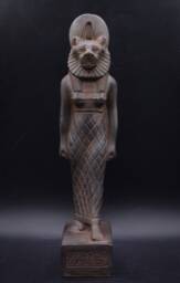 Unique Ancient Egyptian Art Statue Of Goddess Sekhmet Heavy Stone Made in Egypt - thumbnail 1