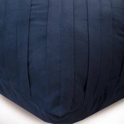 "Decorative Navy Blue Euro Size Pillow Cover 24""x24""/26""x26" - thumbnail 2