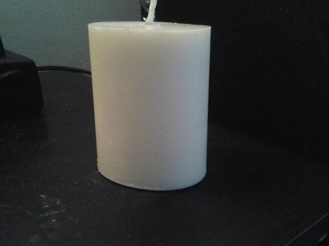 Watermelon Scented Soy Pillar Candle - image 1