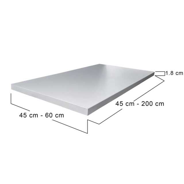 45cm , 50cm , 55cm, 60cm Or Any Size Between. Deep Wall Shelves Sandy Grey, White, Oak Colour. Various Lengths & Depths Customer - image 1
