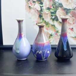 Unique Miniature Vase Desk Decor Gifts For Mom, Cute Mini Mommy Pot Handmade Tiny Pottery, Keepsake Small Flower Gift Her - thumbnail 2