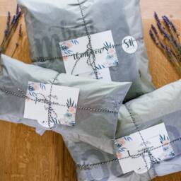 Personalized Zip Code Pillow - Dorm Decor Monogrammed Gift Rustic Home Farmhouse - thumbnail 4